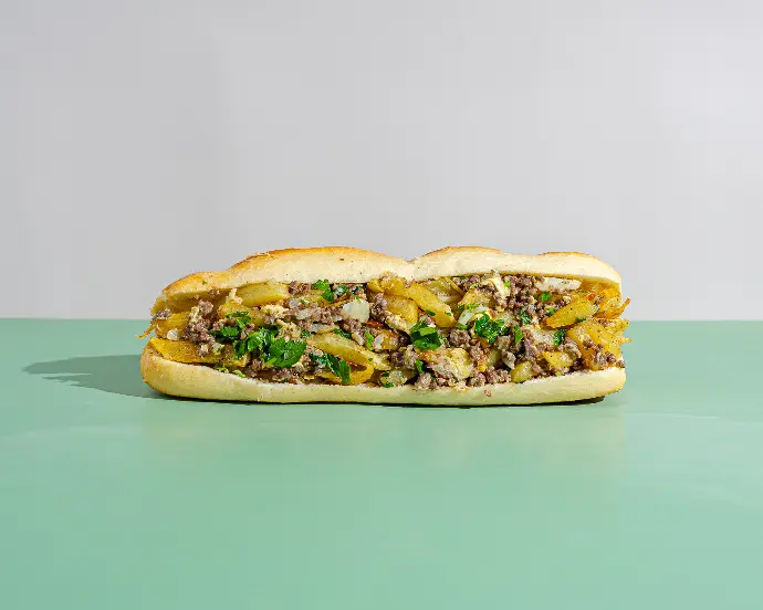 Packshot plat avec fond à thème restaurant — photo culinaire identité visuelle marque food Paris Île-de-France