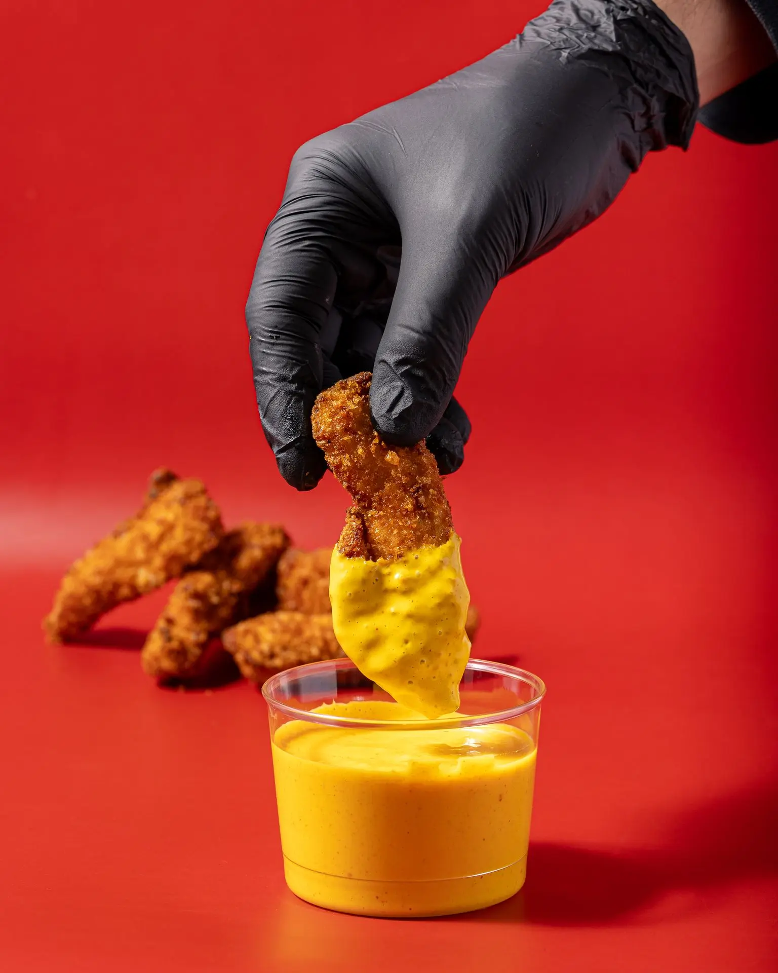 Shooting packshot Poulet Chicken pour Weshbro — photographie culinaire food pour carte et bornes de commande Paris